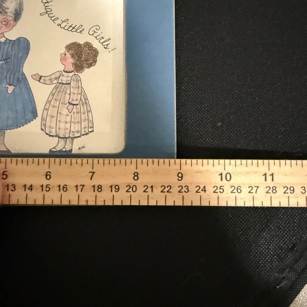 Grandmas Are Just Antique Little Girls Mini Framed Picture Cottagecore